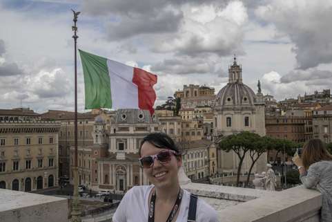 Katie in Italy
