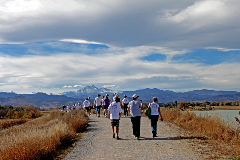 Walking Towards the Mountains