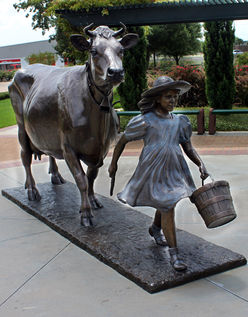 Blue Bell "Cow and Girl"