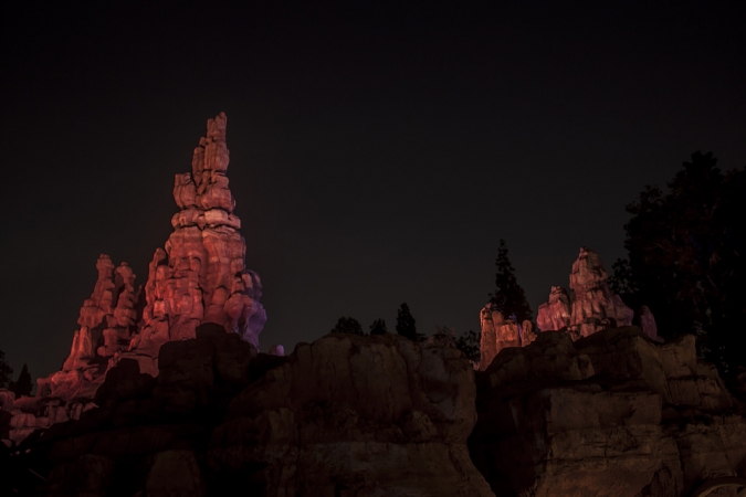 Thunder Mountain and Night