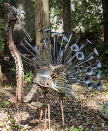 Metal Peacock