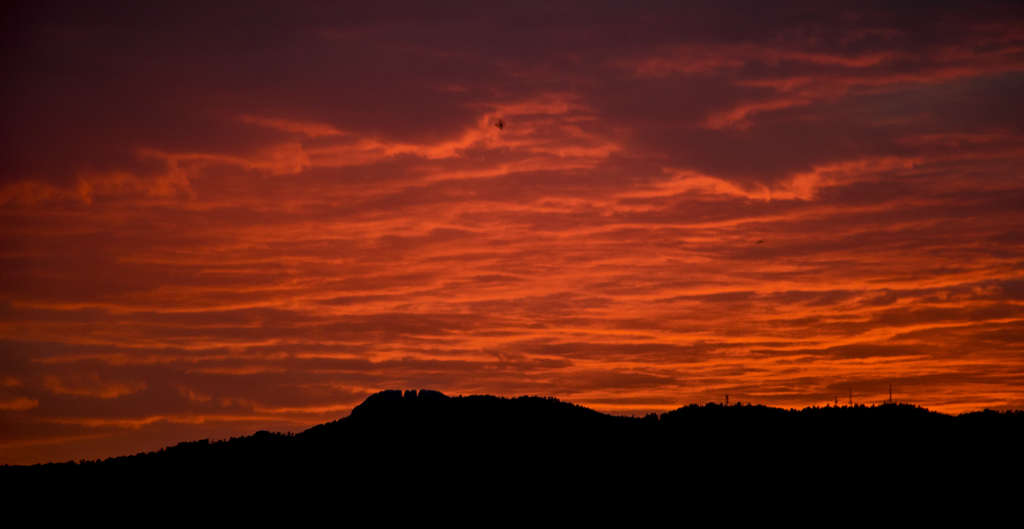 Horsetooth Silhouette