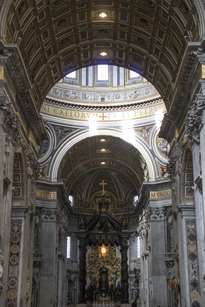 Inside the Basilica
