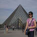Katie at the Louvre