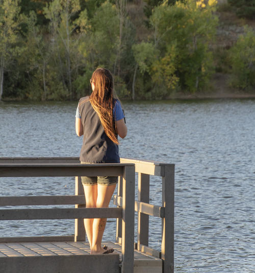 The Girl on the Dock