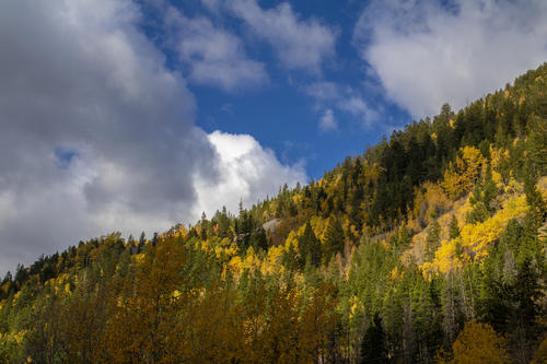 Colorful Mountainside