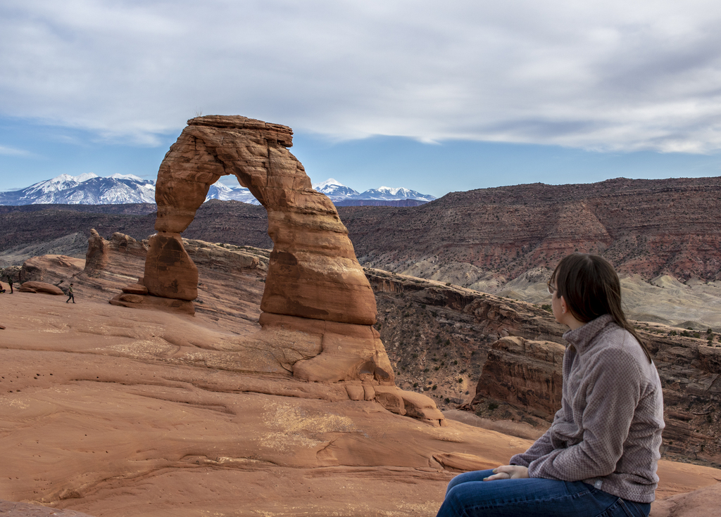 Admiring the Arch