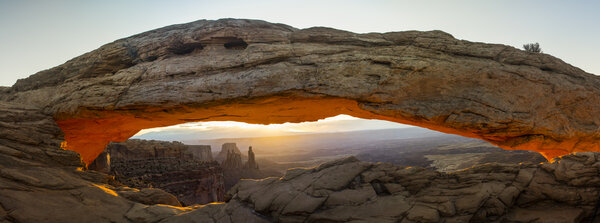 Mesa Arch and Delicate Arch