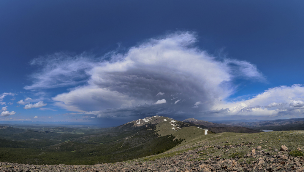 Storm over Clark Peak