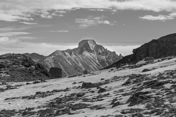 Almost to Flattop Mountain