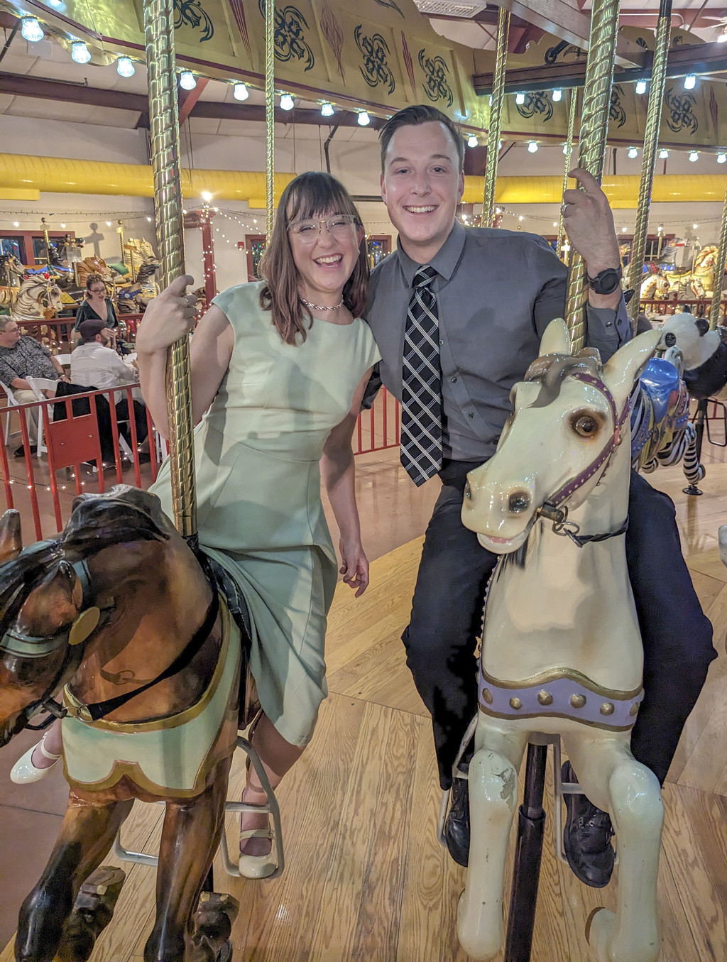 Selfie on the Carousel