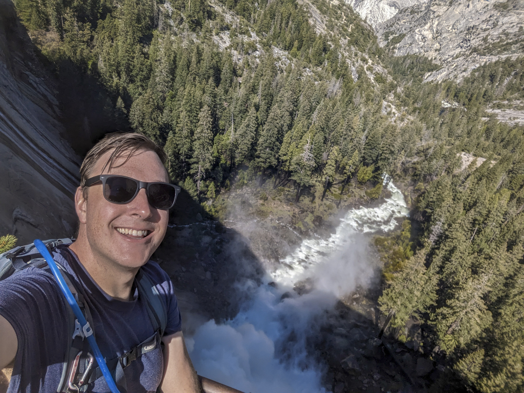 One Last Selfie at Nevada Falls