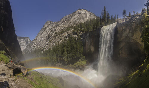 Back to Vernal Falls