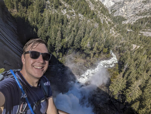 One Last Selfie at Nevada Falls