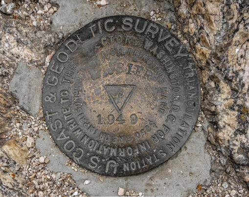 Crosier Mountain Marker