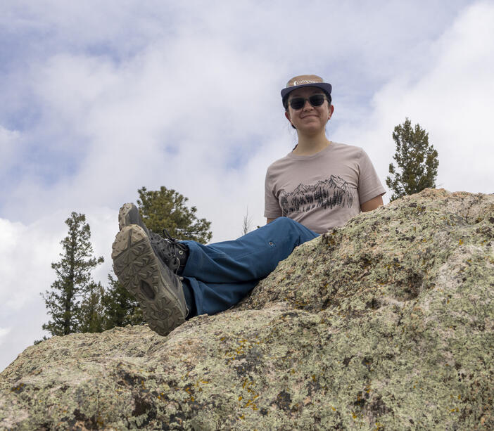 Katie at the Summit